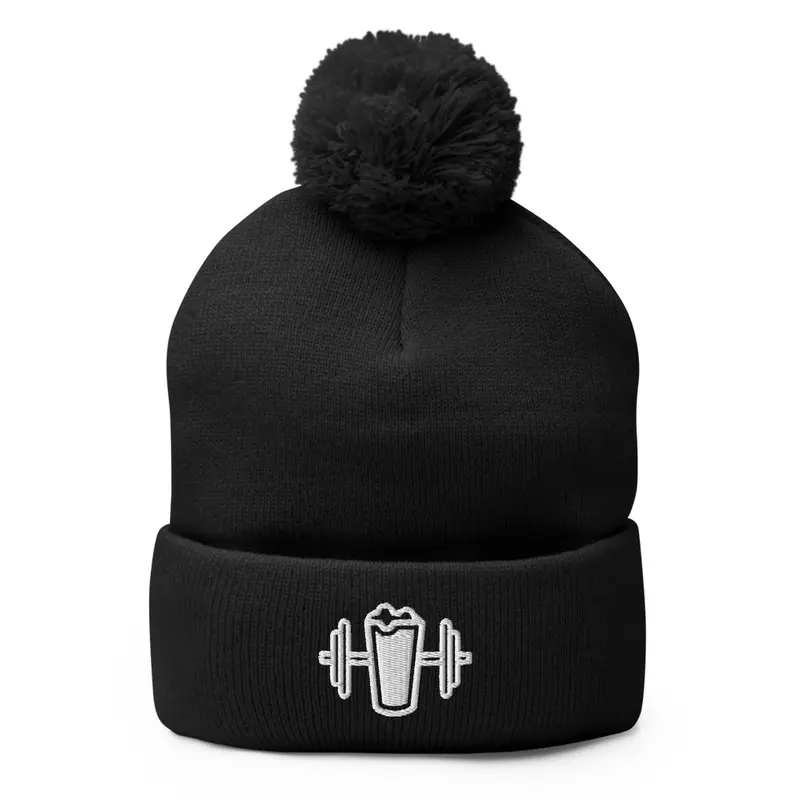 Work For Your Beer Pom-Pom Beanie