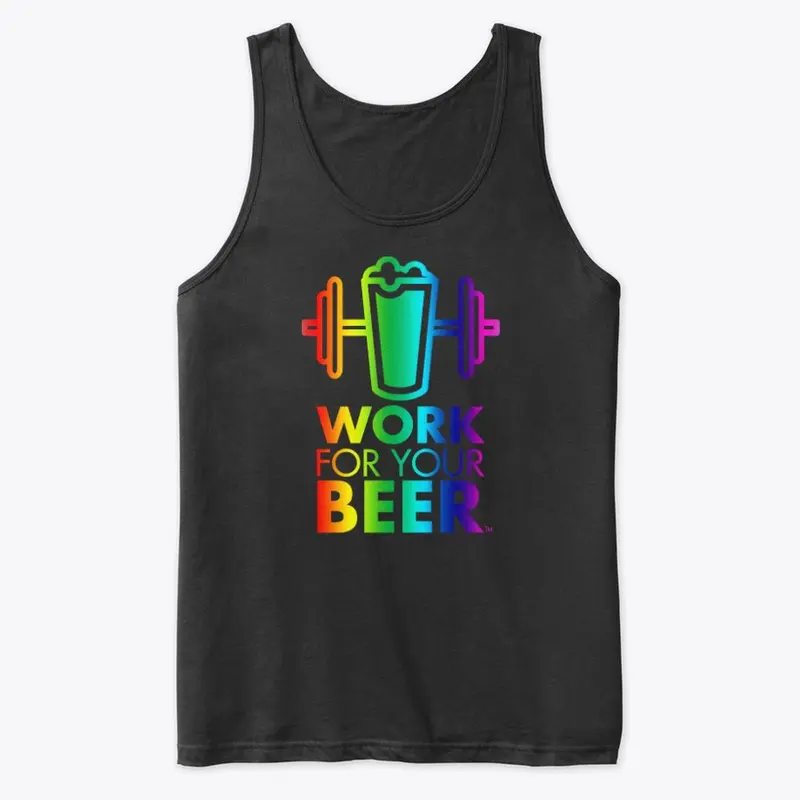 Pride Beer and Workout | Rainbow Shirt