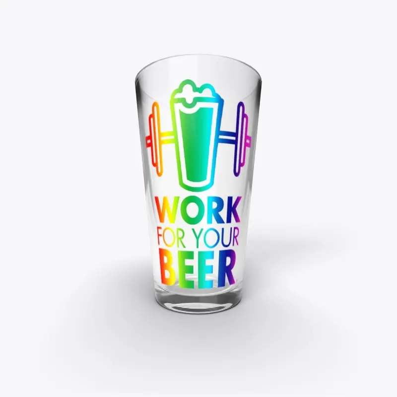 Pride Beer and Workout | Rainbow Shirt