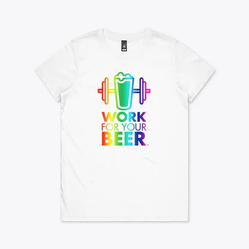 Pride Beer and Workout | Rainbow Shirt