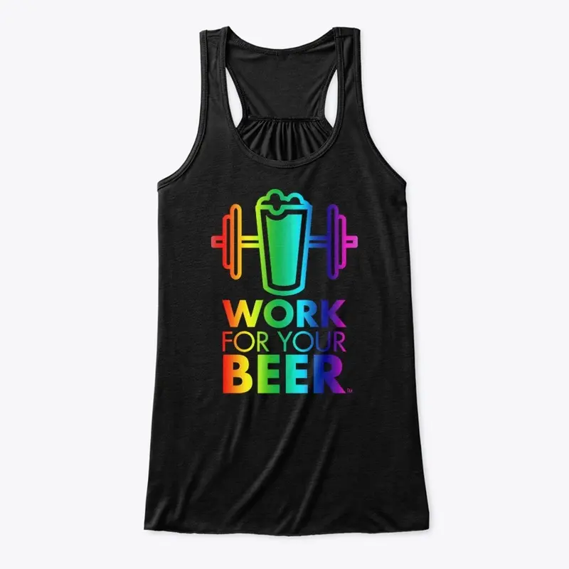 Pride Beer and Workout | Rainbow Shirt